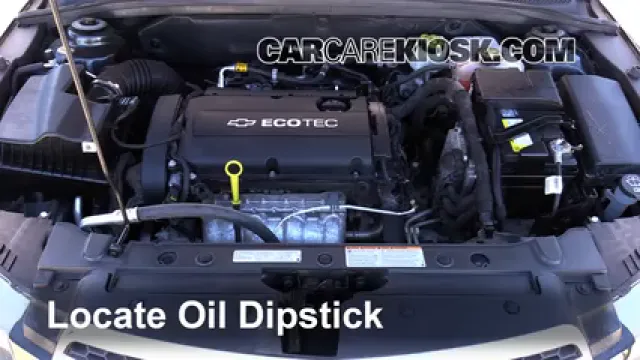 2014 Chevrolet Cruze LS 1.8L 4 Cyl. Sedan (4 Door) Huile Vérifier le niveau de l'huile